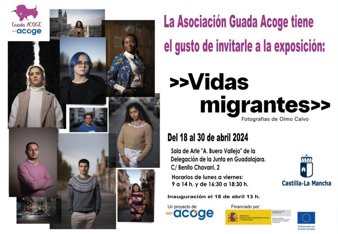 Guada Acoge invita a la exposición fotográfica ‘Vidas migrantes’