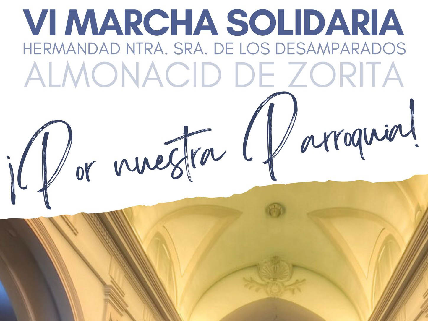 ‘¡Por nuestra parroquia!’, marcha solidaria en Almonacid el sábado 10