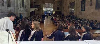 Los alumnos de primaria del Cardenal Cisneros peregrinan a Sigüenza 