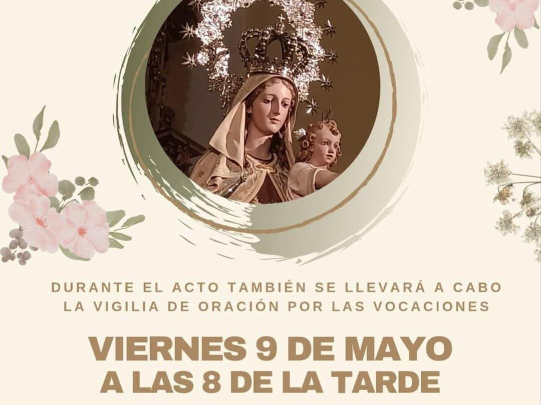 Acto mariano de Cofradías, Juventud y Vocaciones en las Carmelitas de Guadalajara 