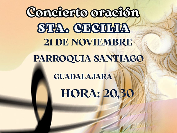 Conciertos en Guadalajara en la fiesta de santa Cecilia, patrona de la música 